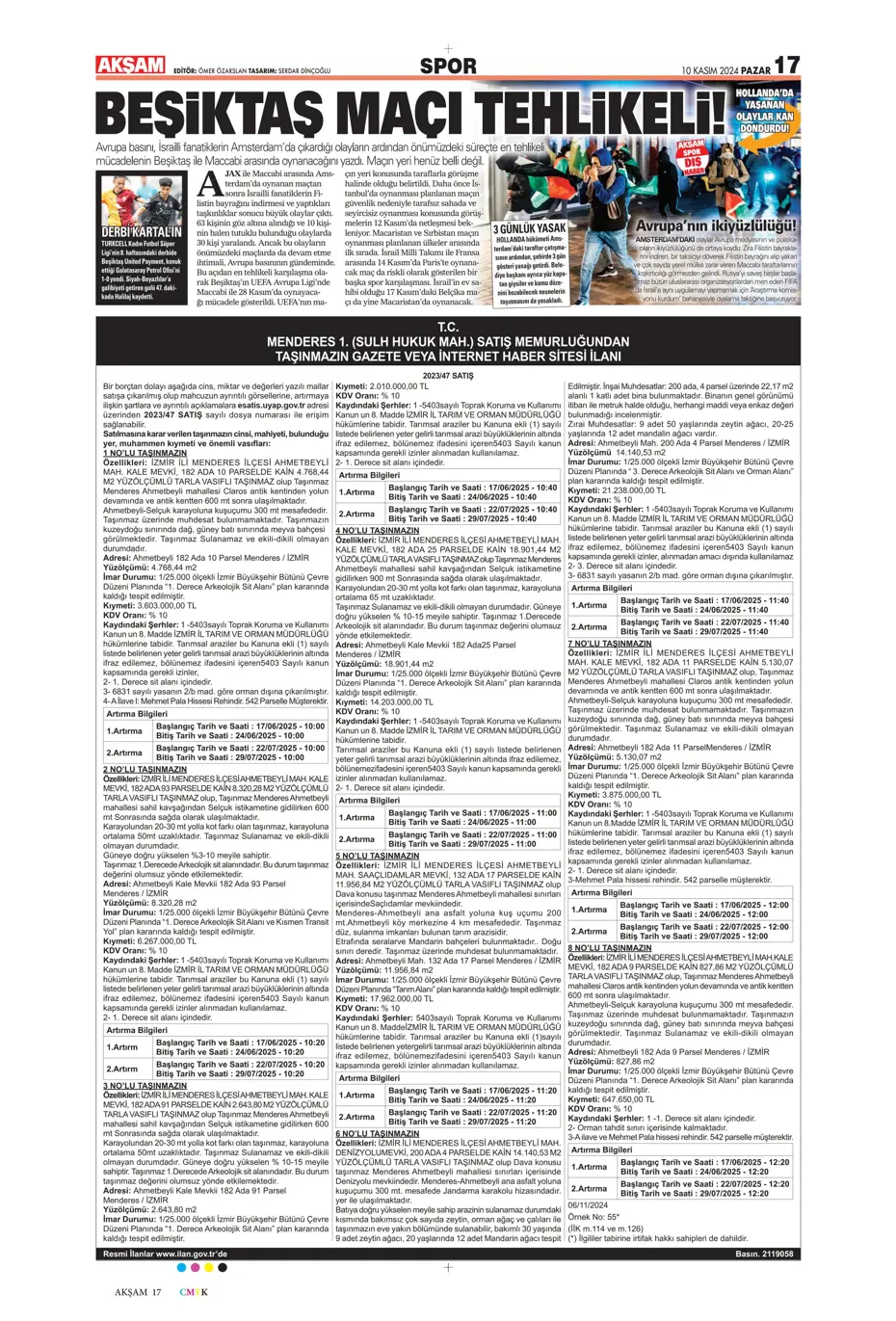 "Cimbom devleri gölgesinde bıraktı" | Sporun manşetleri (10 Kasım 2024) - 4