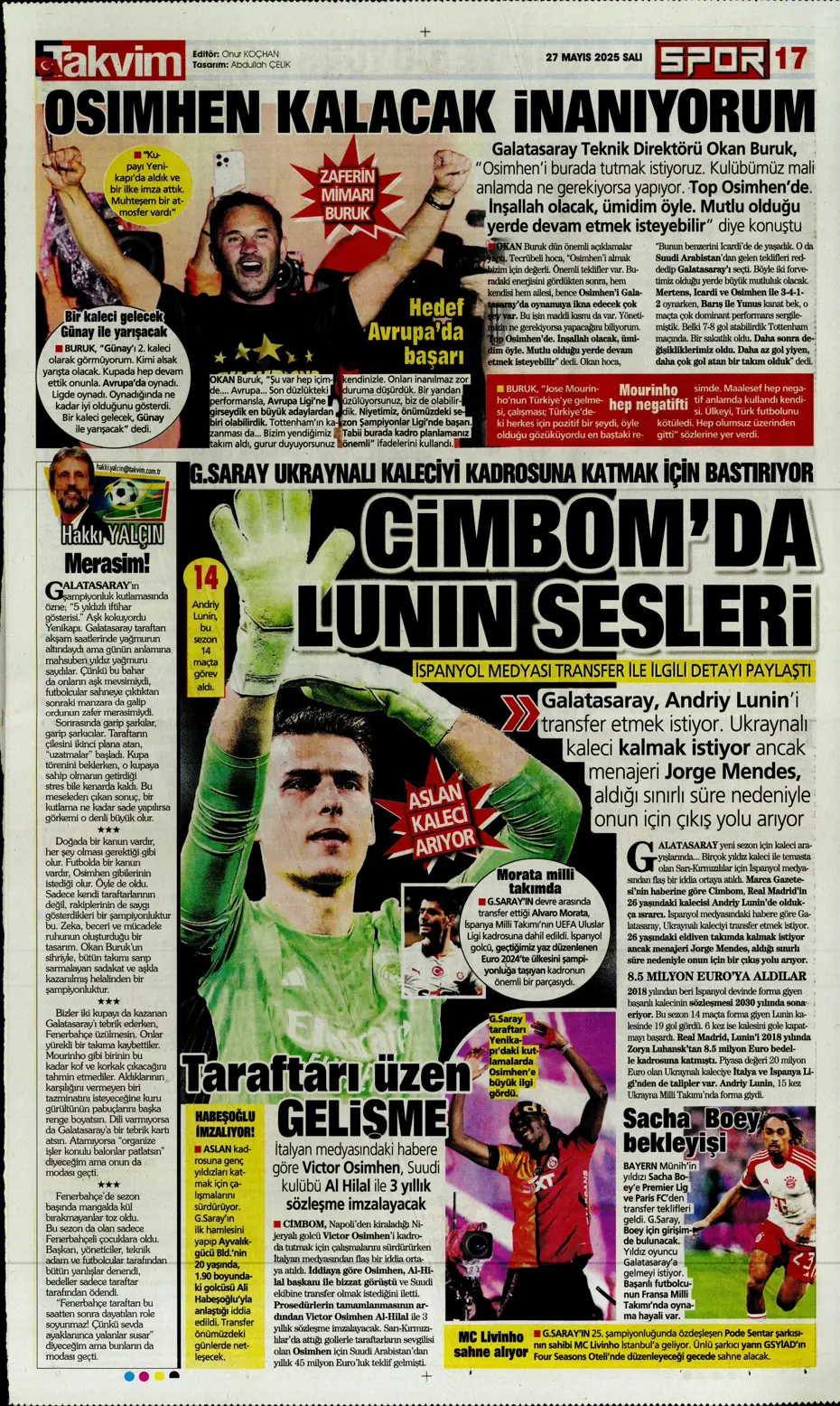 "Fenerbahçe'ye tarihi şok" | Sporun manşetleri - 37