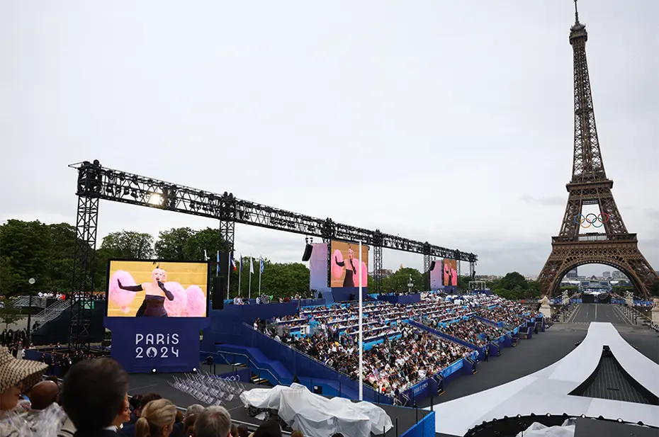 2024 Paris Olimpiyatları: Açılış töreninden kareler - 8