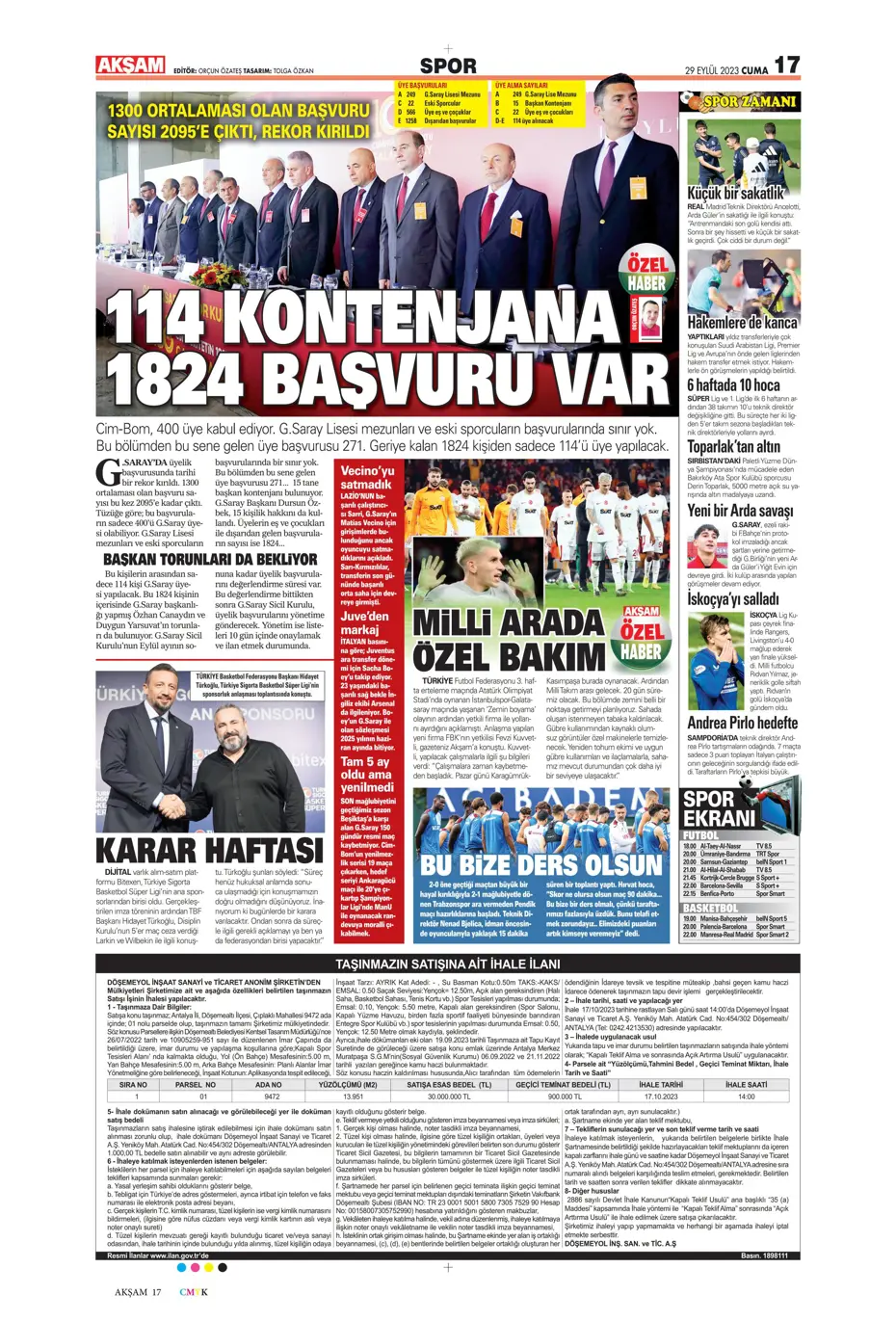 "Fenerbahçe gollerle coştu" | Sporun Manşetleri - 3 "Fenerbahçe gollerle coştu" | Sporun Manşetleri - 3