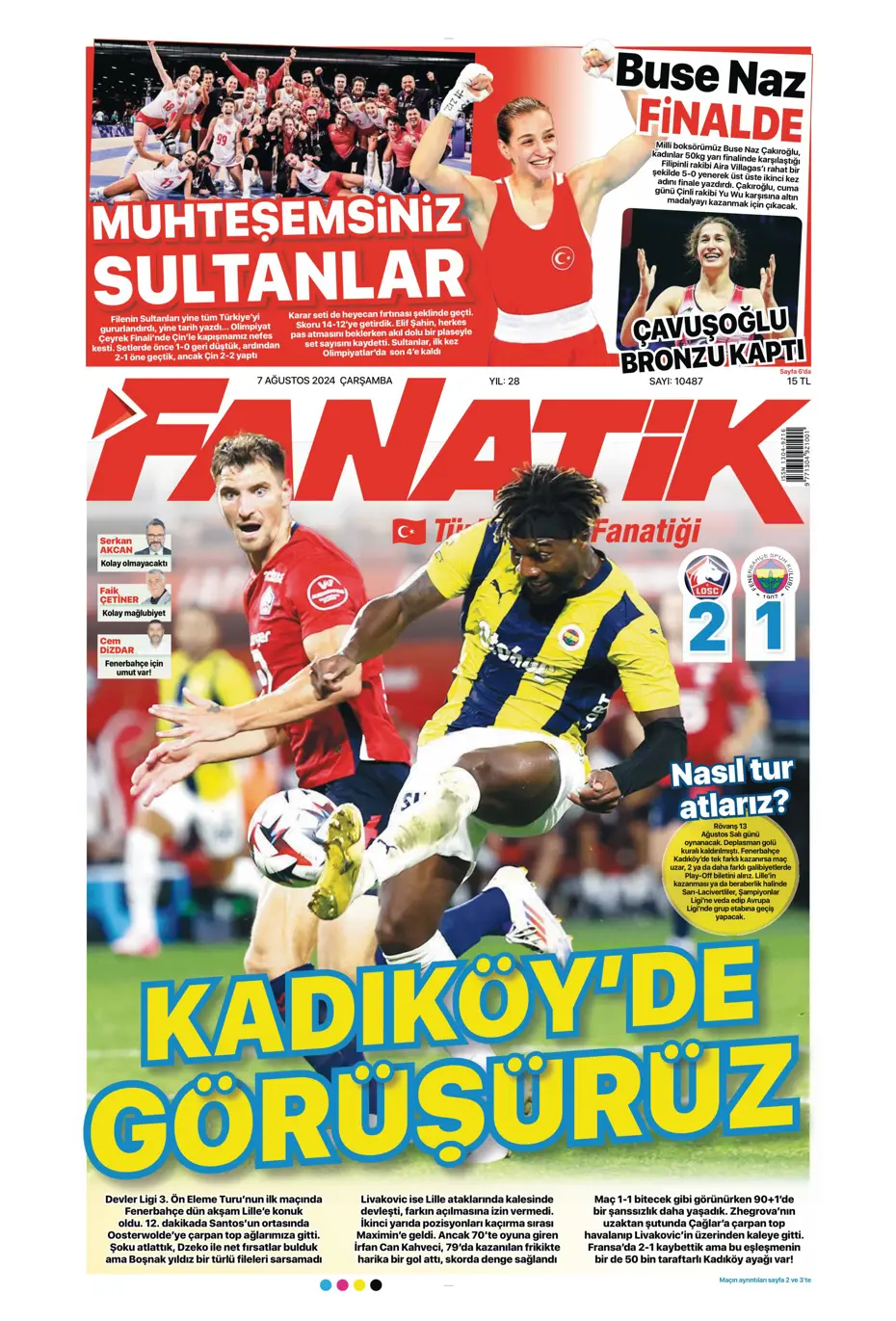 "12 milyon euroya Becao" | Sporun manşetleri - 3 "12 milyon euroya Becao" | Sporun manşetleri - 3