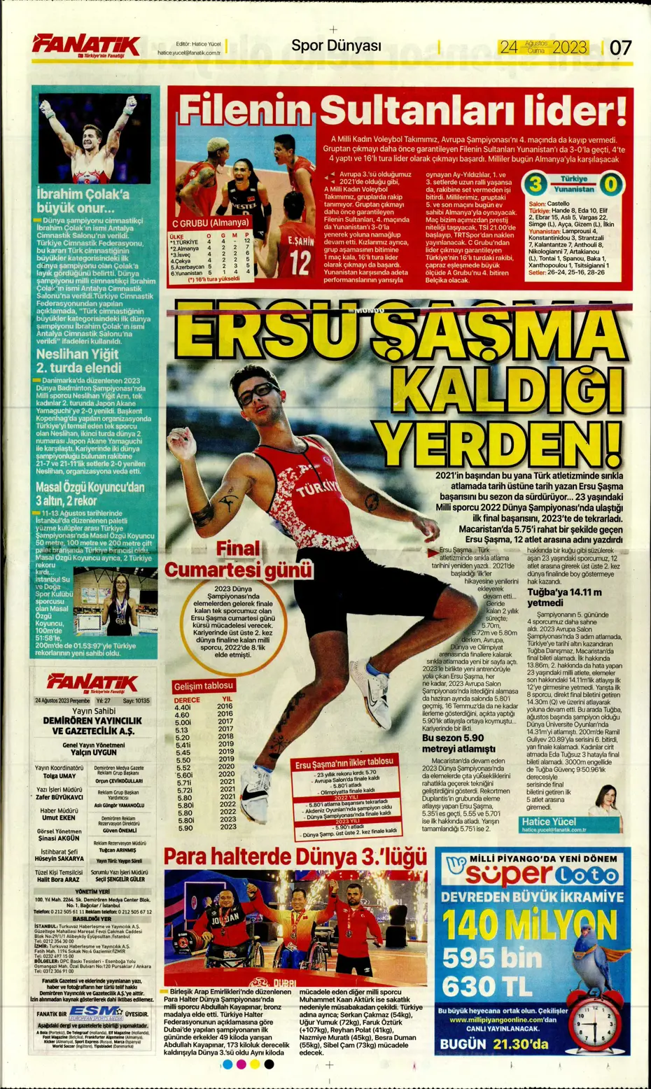 "İyi ki varsın Mauro Icardi" | Sporun manşetleri (24 Ağustos 2023) - 7