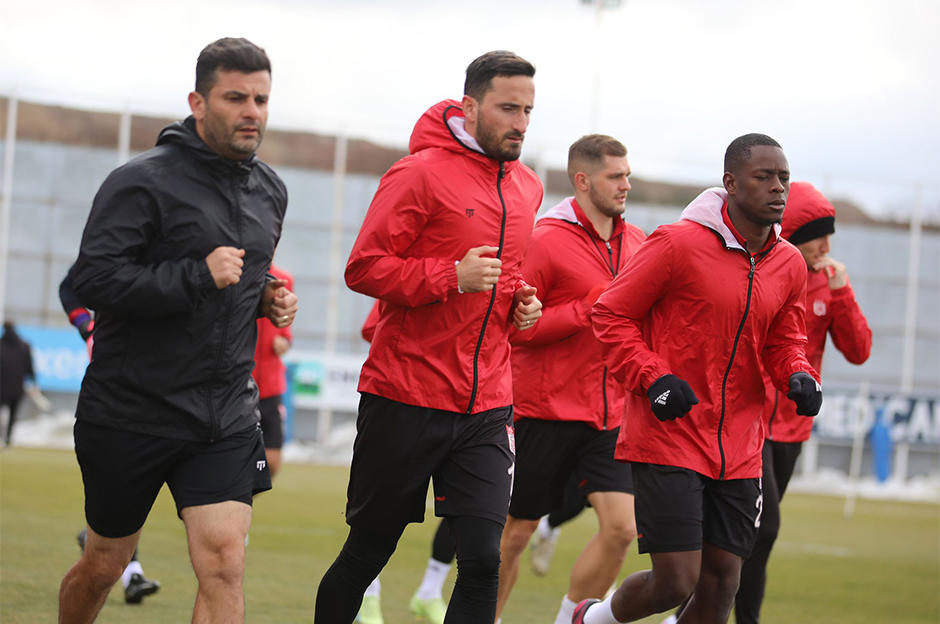 Sivasspor, Fiorentina maçının hazırlıklarını sürdürdü