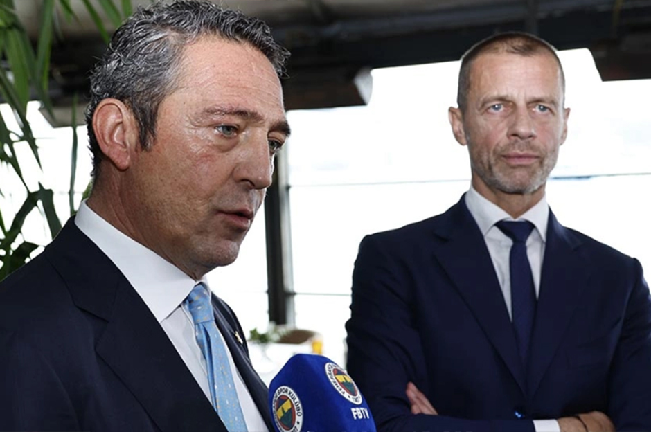 Fenerbahçe Kulübü Başkanı Ali Koç, UEFA Başkanı Ceferin'i ağırladı