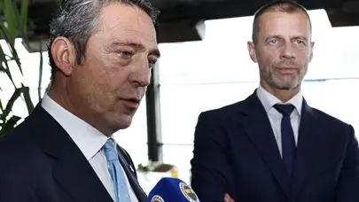 Fenerbahçe Kulübü Başkanı Ali Koç, UEFA Başkanı Ceferin'i ağırladı