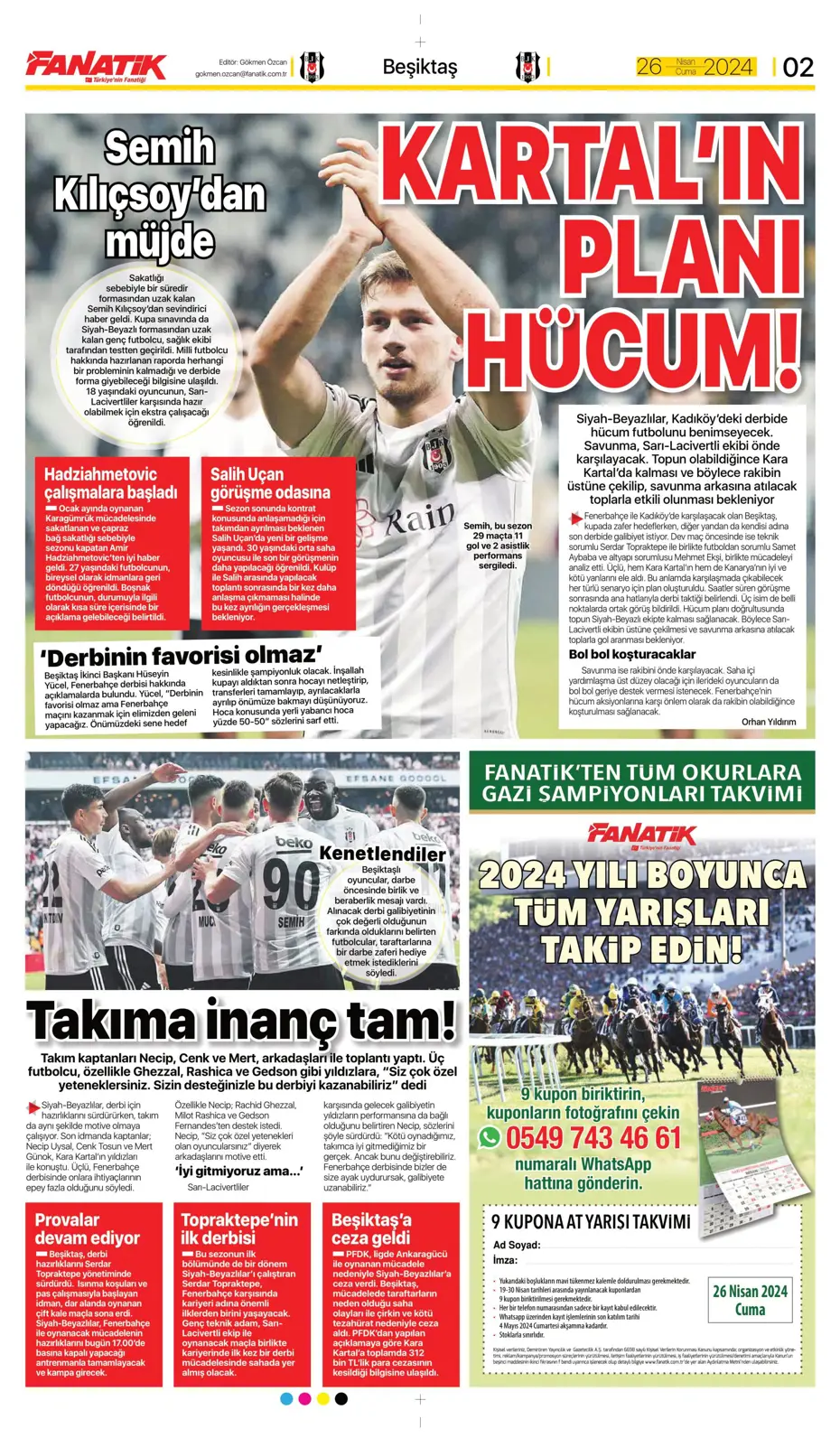 "Osayi Samuel'e 12 milyon euro" | Sporun manşetleri - 6