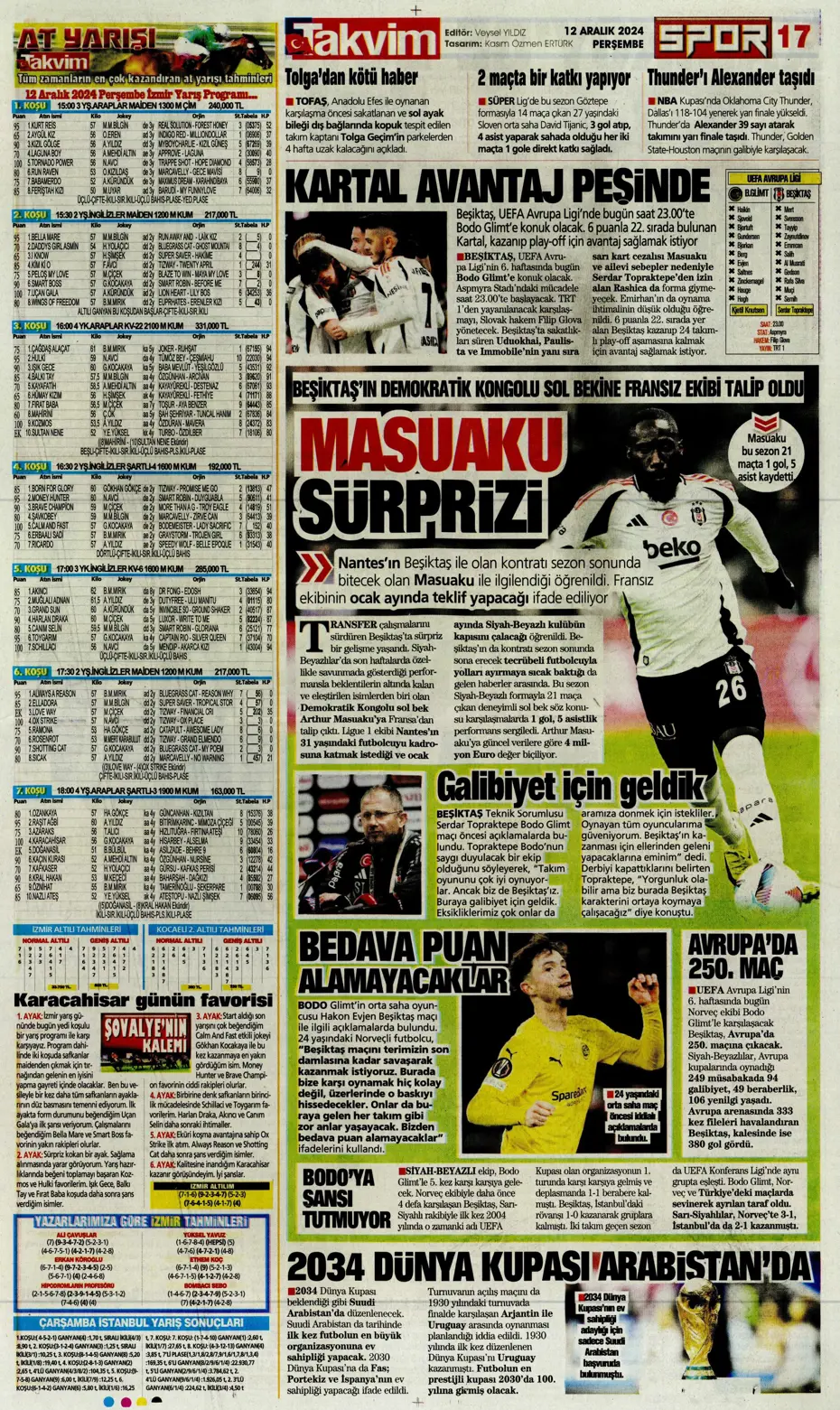 "Fenerbahçe'ye boğa darbesi" | Sporun manşetleri - 21
