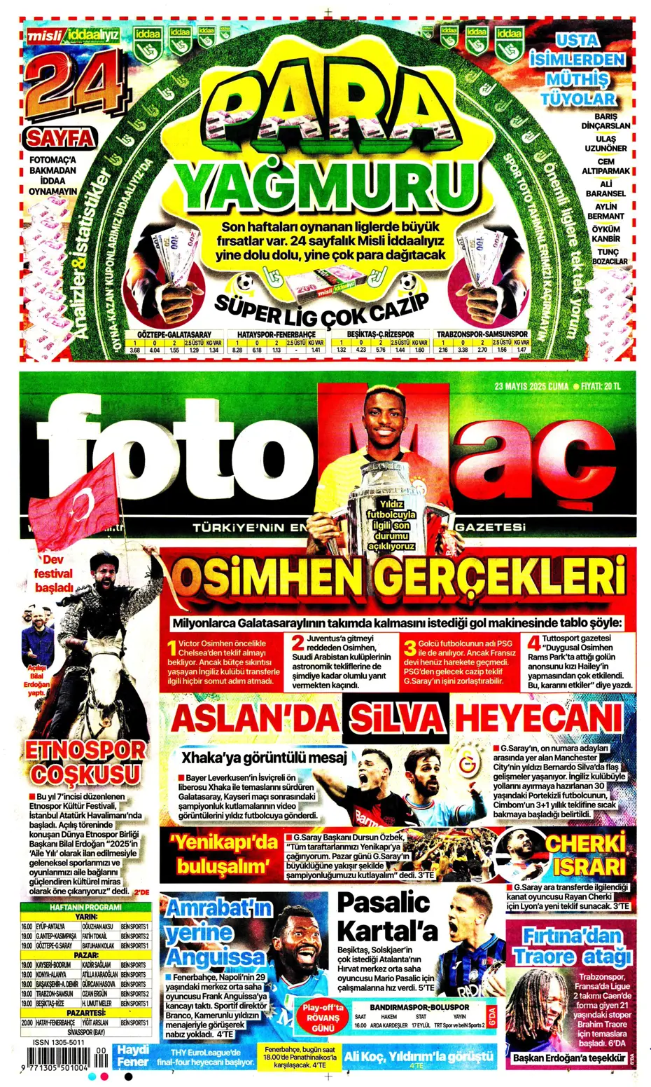 "Fenerbahçe'de sola süper yıldız: Jack Grealish" | Sporun manşetleri - 9