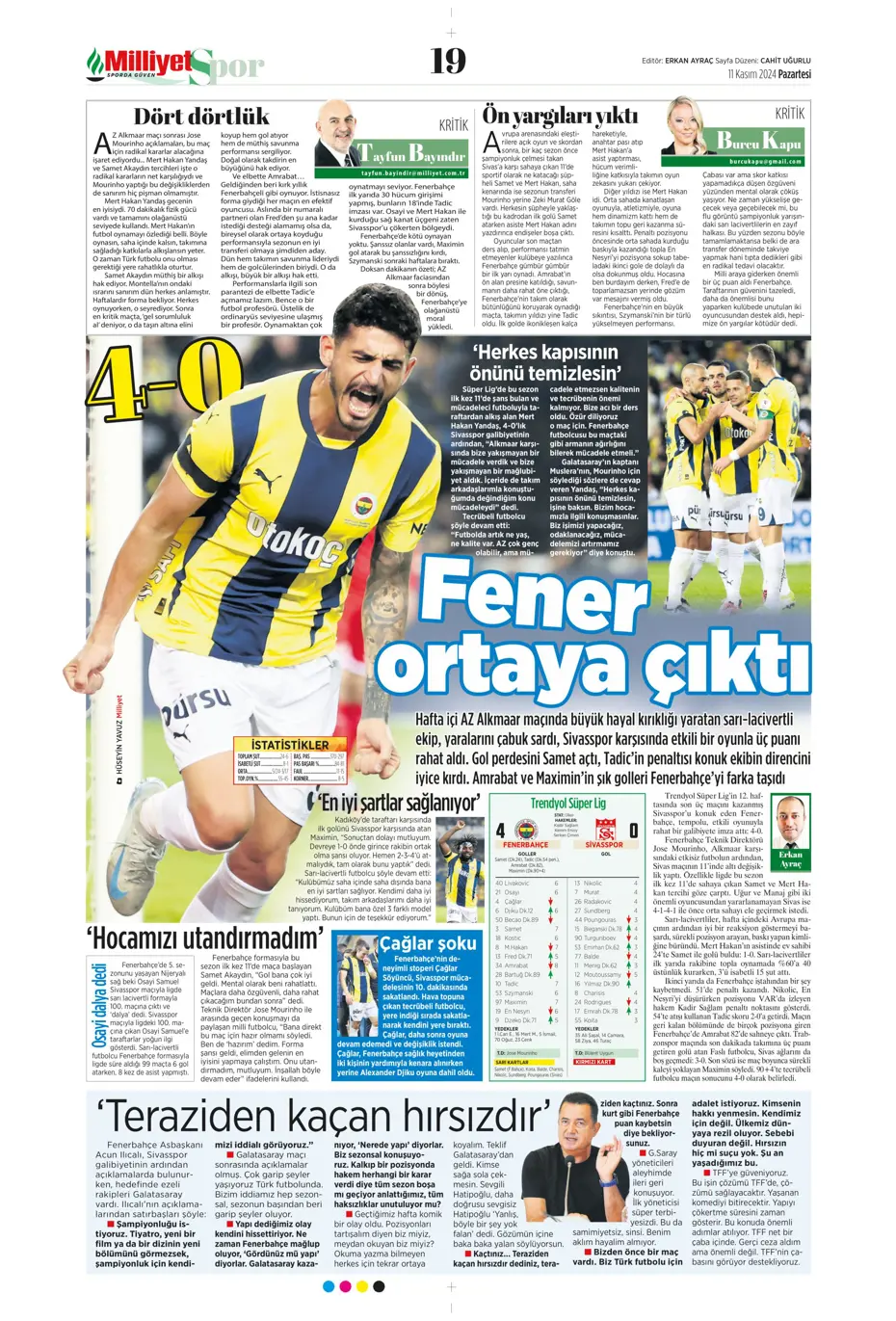 "Fenerbahçe'den Talisca ve Dybala bombası" | Sporun manşetleri - 21 "Fenerbahçe'den Talisca ve Dybala bombası" | Sporun manşetleri - 21