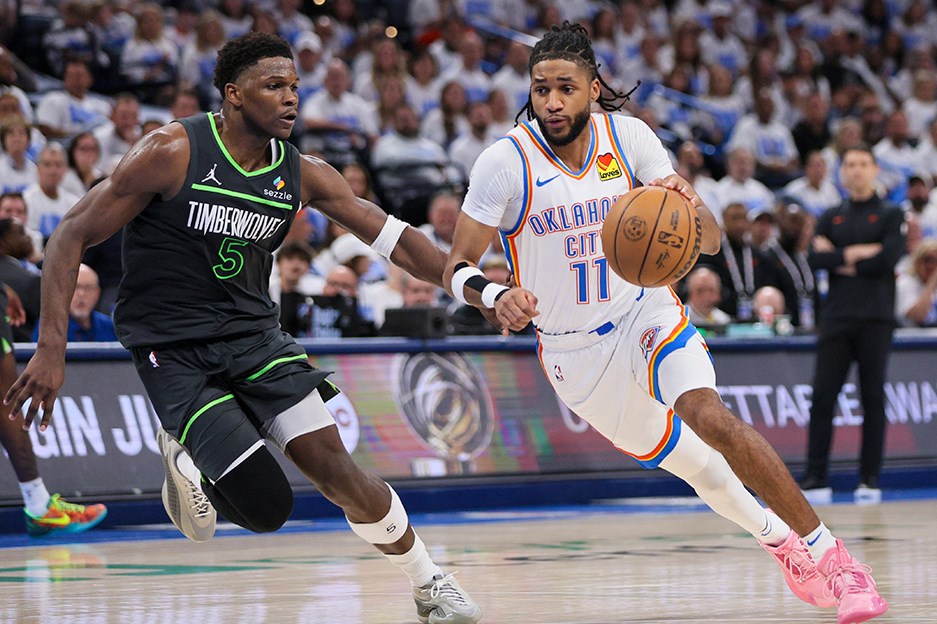 NBA'de konferans finalleri başladı: Thunder'dan ilk galibiyet