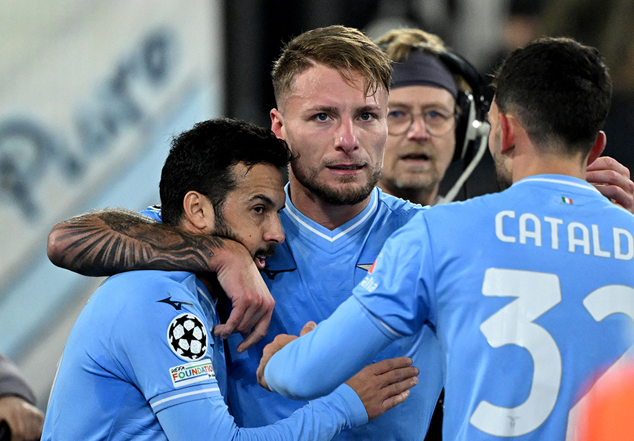 Lazio, Ciro Immobile'nin dublesiyle sevindi