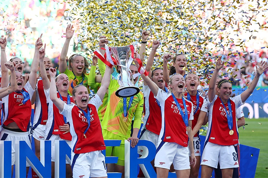 Kadınlar Şampiyonlar Ligi'nde kupa Arsenal'ın