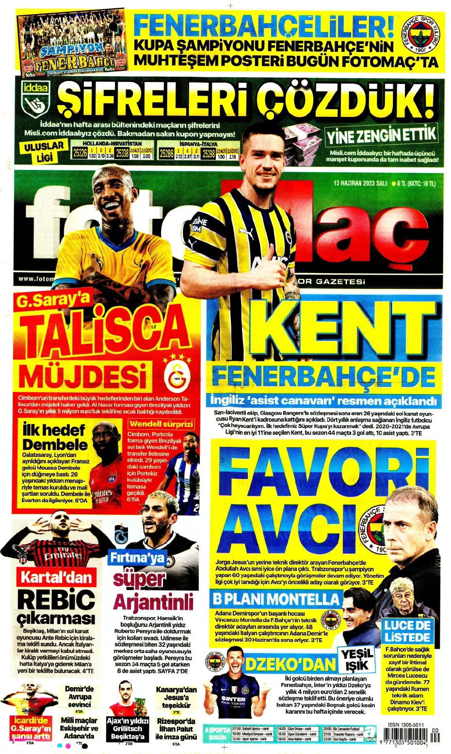 "Dembele hamlesi" | Sporun Manşetleri - 7 "Dembele hamlesi" | Sporun Manşetleri - 7