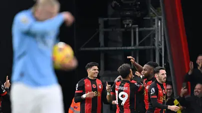 Enes Ünal'ın takımı Bournemouth, Manchester City'yi 2 golle yıktı