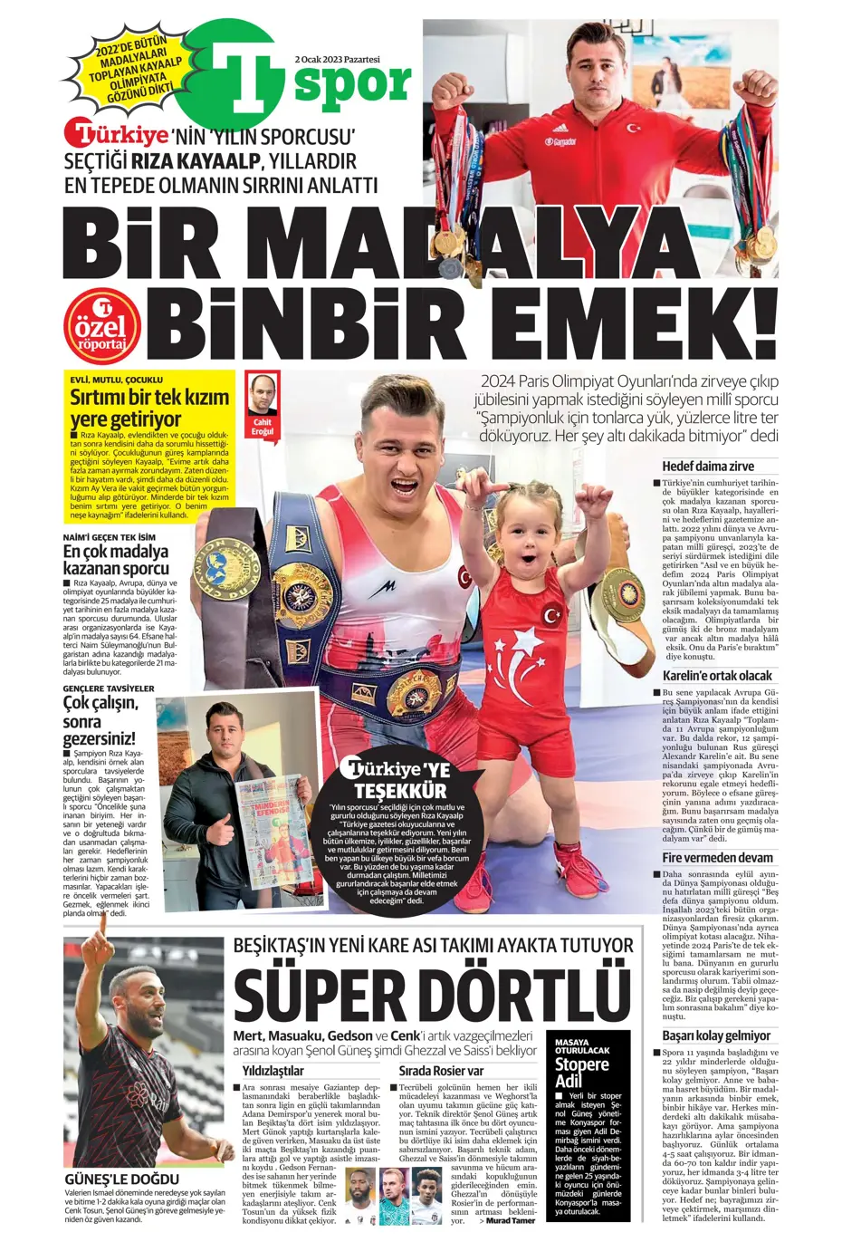 Sporun Manşetleri (2 Ocak 2023) - 29