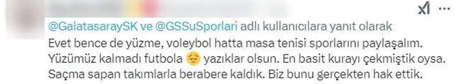 Avrupa'da havlu atan Galatasaray'ın paylaşımına taraftardan büyük tepki - 3 Avrupa'da havlu atan Galatasaray'ın paylaşımına taraftardan büyük tepki - 3