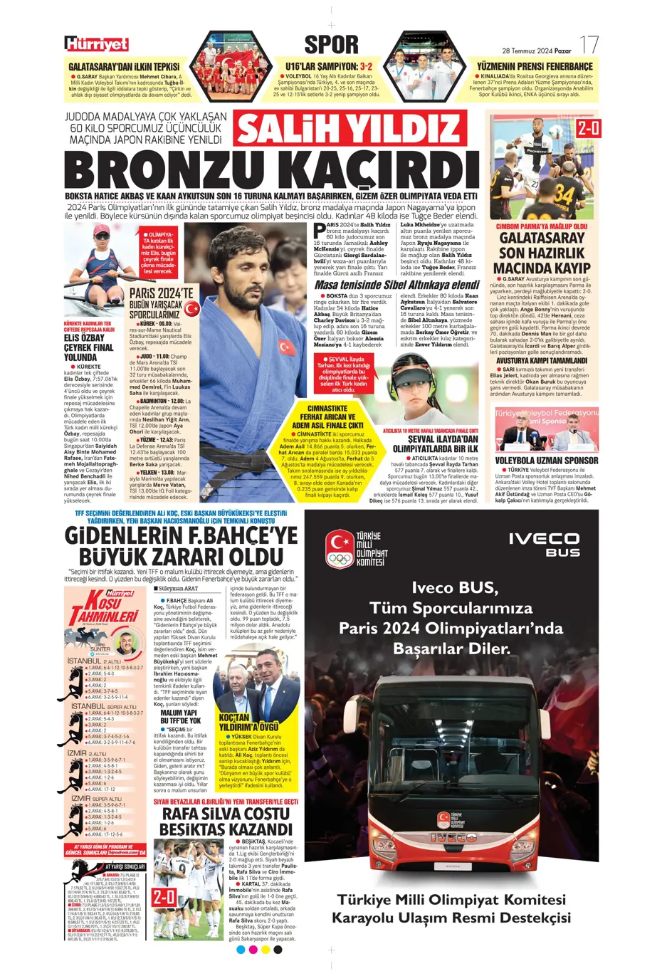 "Aslan'da rota Gravenberch" | Sporun Manşetleri (28 Temmuz 2024) - 14