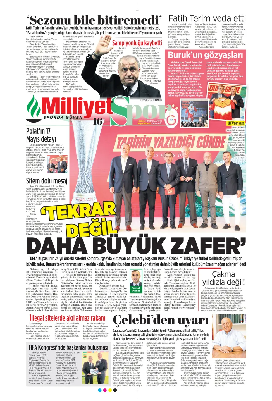 "Süper Lig'de cumartesi ateşi" | Sporun Manşetleri - 22 "Süper Lig'de cumartesi ateşi" | Sporun Manşetleri - 22