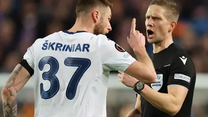 UEFA'dan Espen Eskas kararı: Rangers-Fenerbahçe maçında düdük çalmıştı