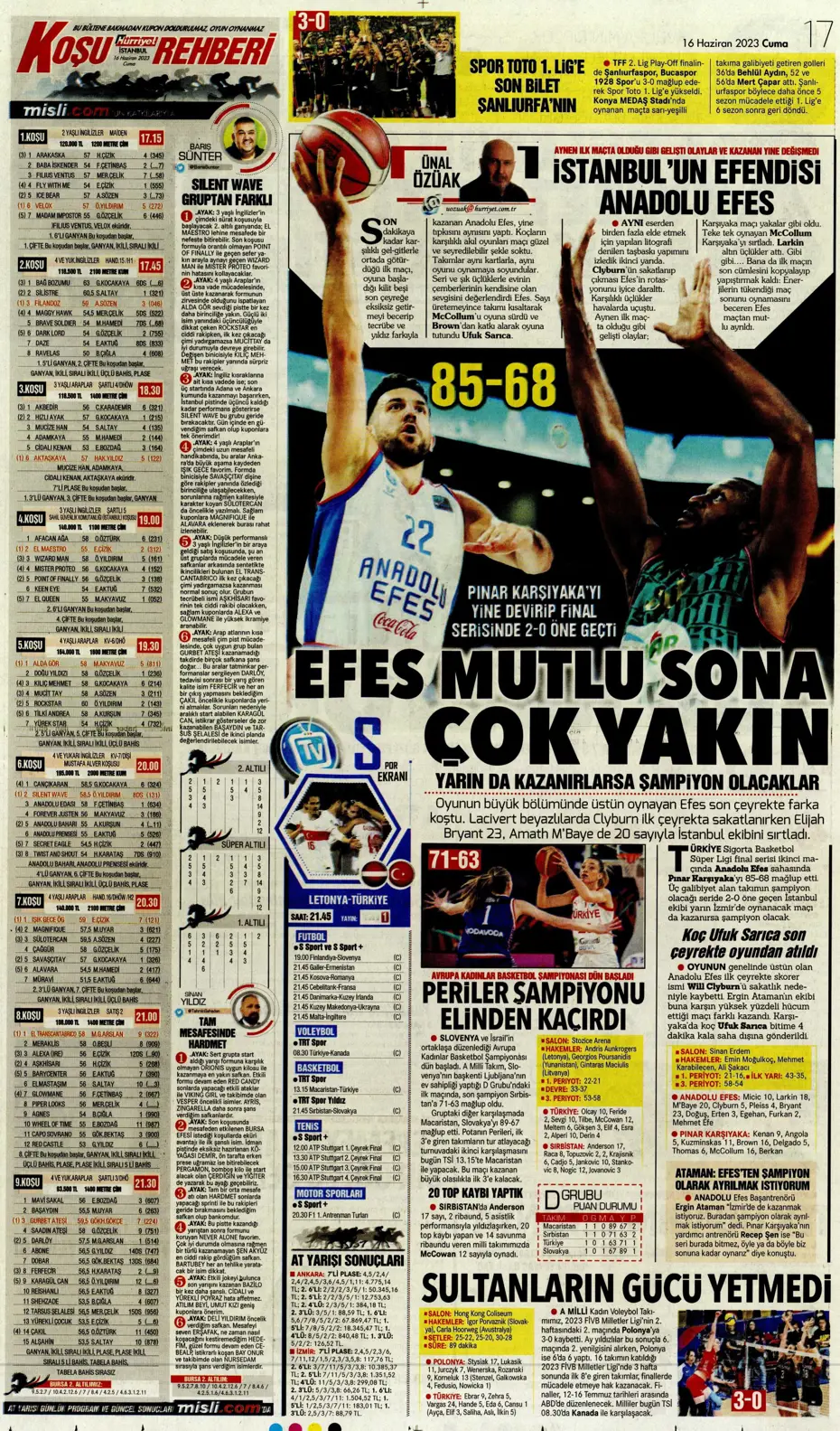 "Dzeko çok yakın" Sporun manşetleri (16 Haziran 2023) - 11 "Dzeko çok yakın" Sporun manşetleri (16 Haziran 2023) - 11