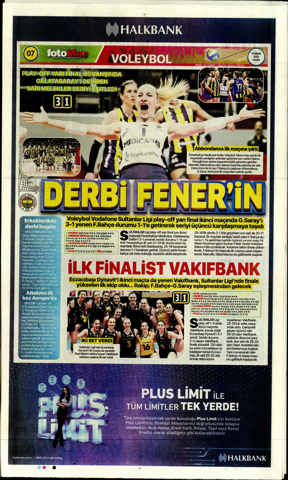 "Dzeko'nun yerine Müller" | Sporun manşetleri - 13