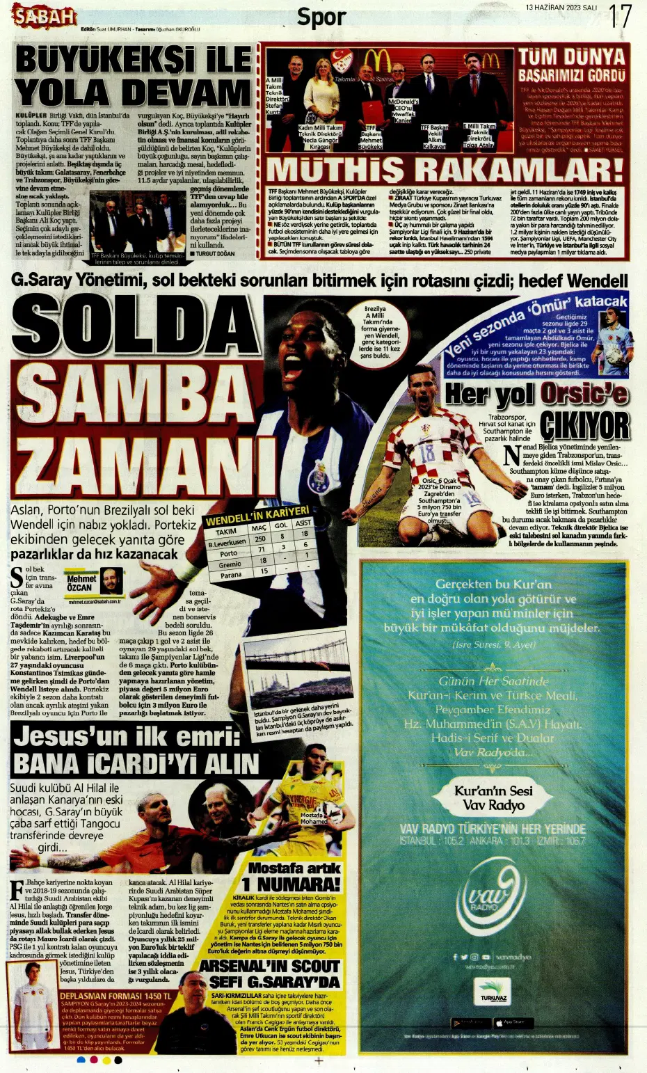 "Dembele hamlesi" | Sporun Manşetleri - 15 "Dembele hamlesi" | Sporun Manşetleri - 15