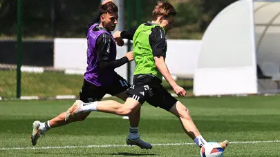 Beşiktaş derbi taktiğini çalıştı