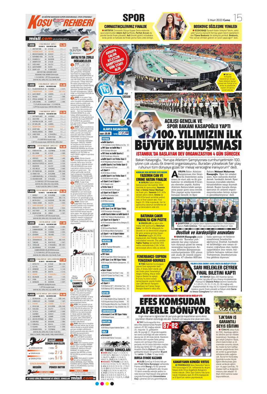 "Aslan'dan Liverpool çıkarması" - Sporun manşetleri - 17 "Aslan'dan Liverpool çıkarması" - Sporun manşetleri - 17