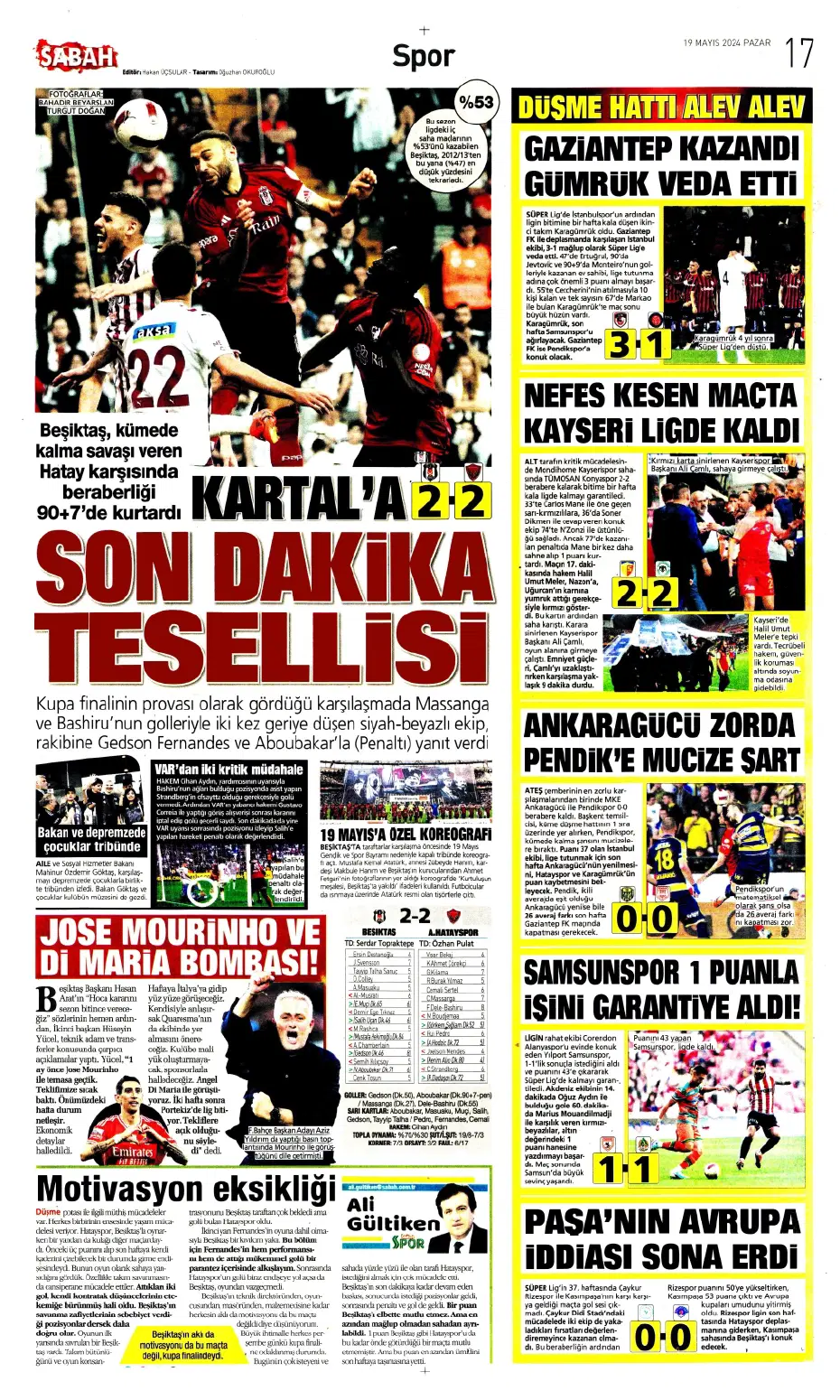 "Nefes kesecek sezon finali" | Sporun Manşetleri - 24