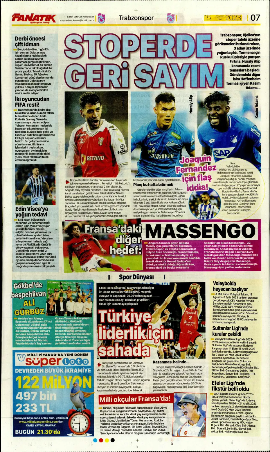 "Kartal'ı Gedson uçurdu" | Sporun Manşetleri - 13