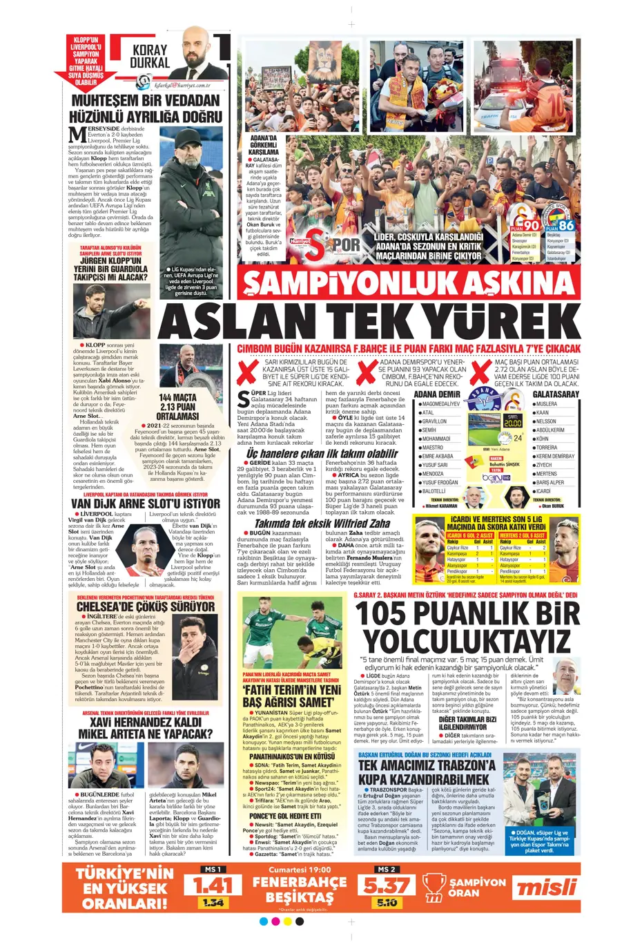 "Osayi Samuel'e 12 milyon euro" | Sporun manşetleri - 19