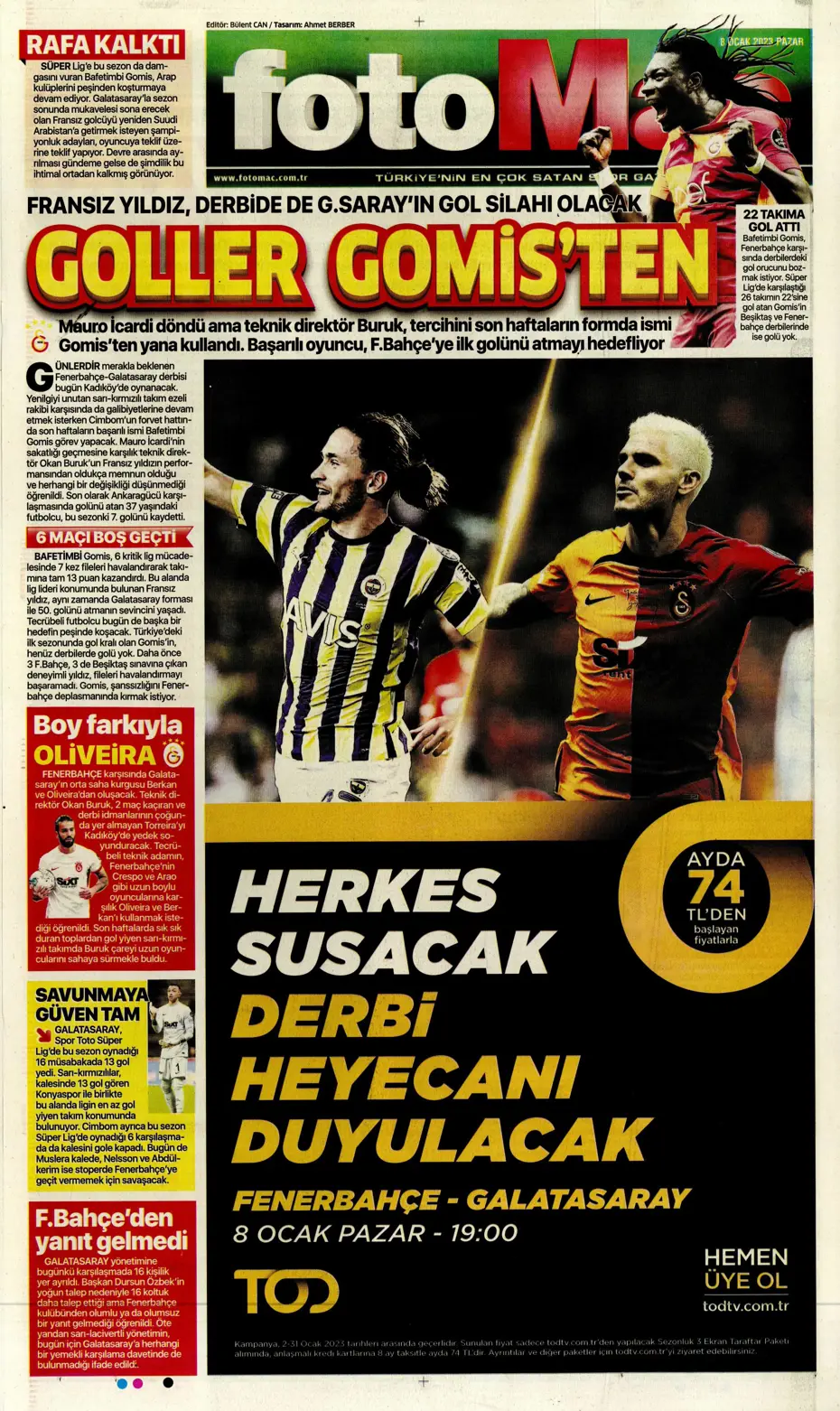 Sporun Manşetleri (8 Ocak 2023) - 13