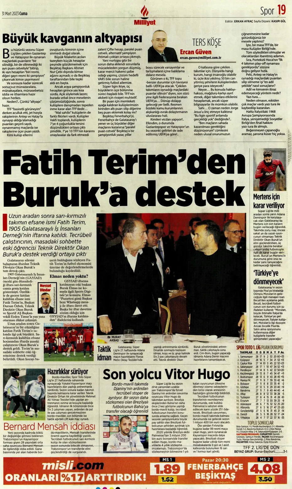 "Dev maçın 11'leri hazır" | Sporun Manşetleri - 24 "Dev maçın 11'leri hazır" | Sporun Manşetleri - 24