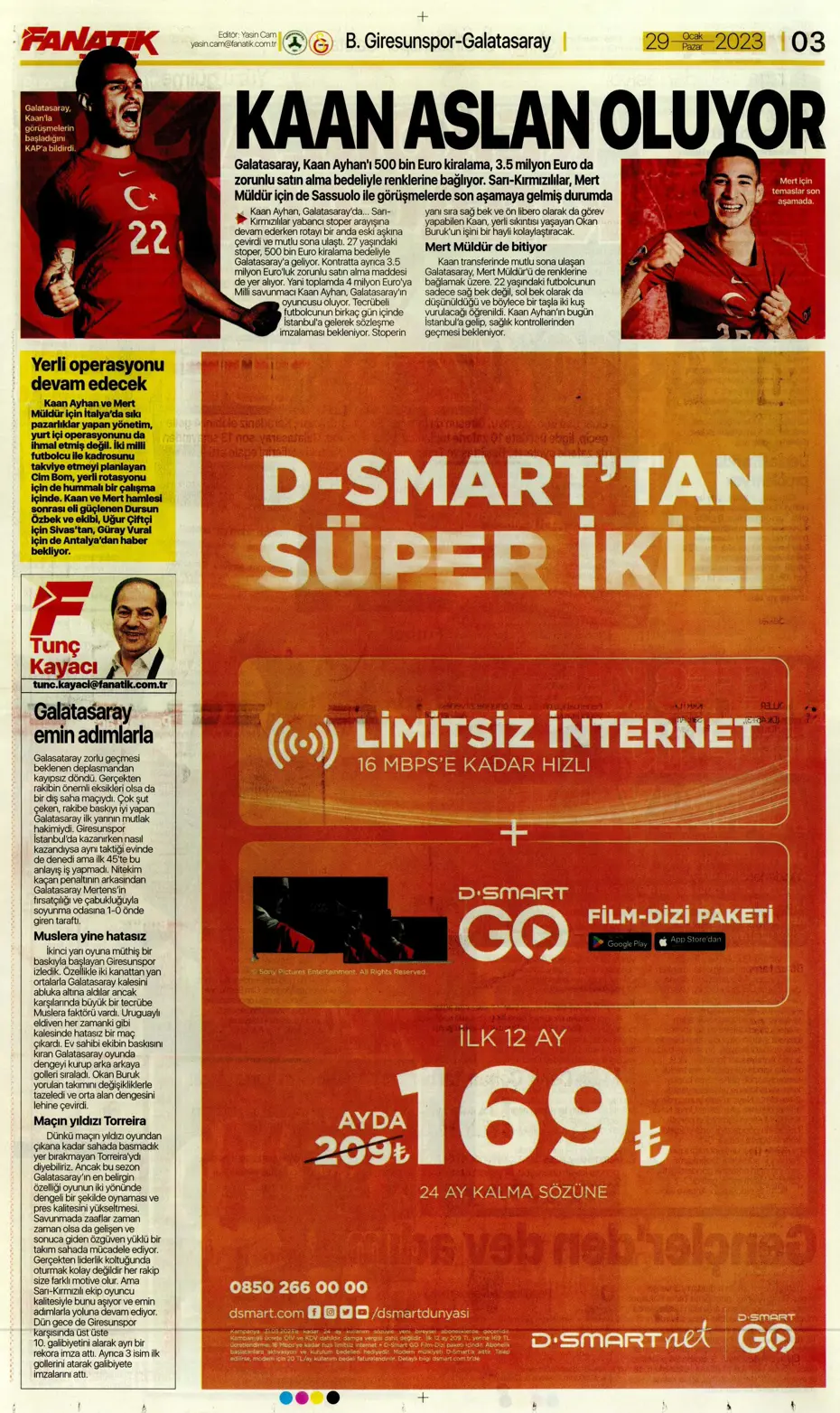 Sporun Manşetleri (29 Ocak 2023) - 9