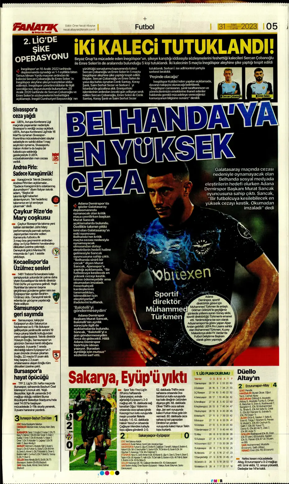 "Dev maçın 11'leri hazır" | Sporun Manşetleri - 6 "Dev maçın 11'leri hazır" | Sporun Manşetleri - 6