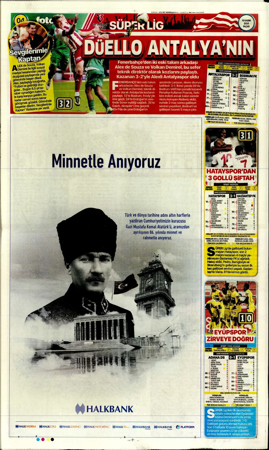 "Cimbom devleri gölgesinde bıraktı" | Sporun manşetleri (10 Kasım 2024) - 9