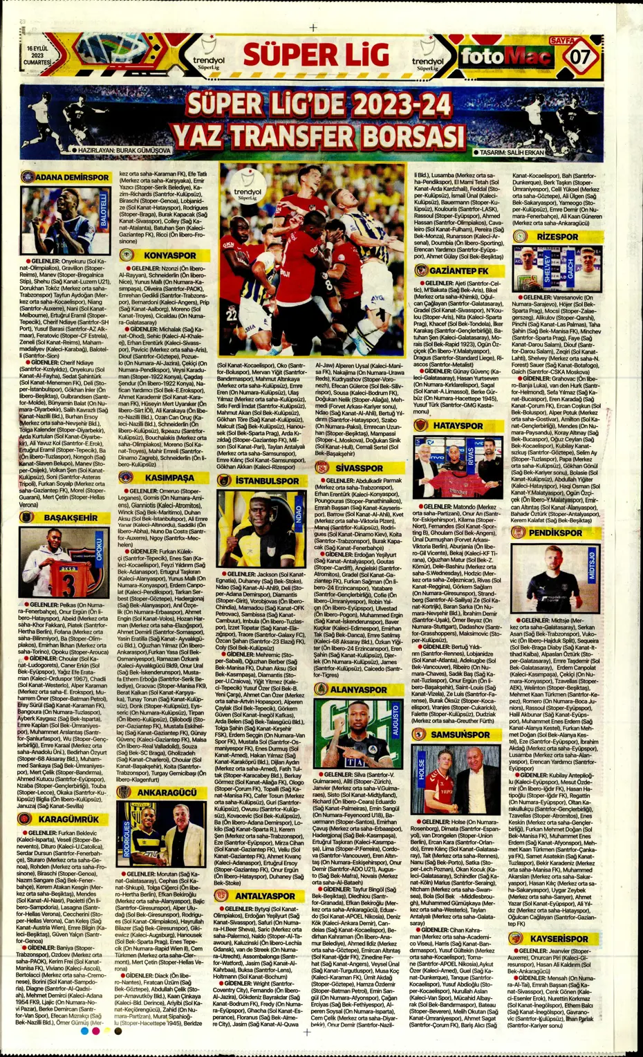 "Süper Lig'de transfer rekoru" | Sporun Manşetleri - 15