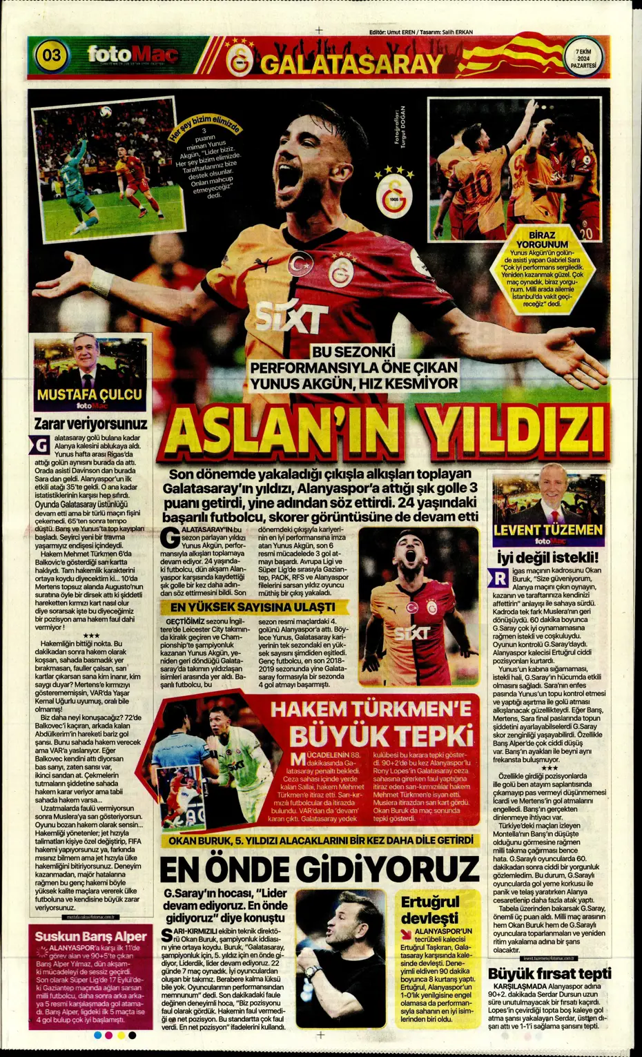 "Mourinho'dan Samsunspor'a yeni sistem" | Sporun manşetleri - 14