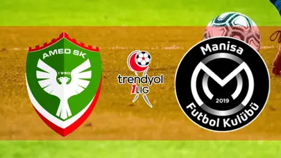 1.LİG | Amedspor - Manisa maçı hangi kanalda, saat kaçta? Amedspor - Manisa FK maçı ne zaman, bugün mü?