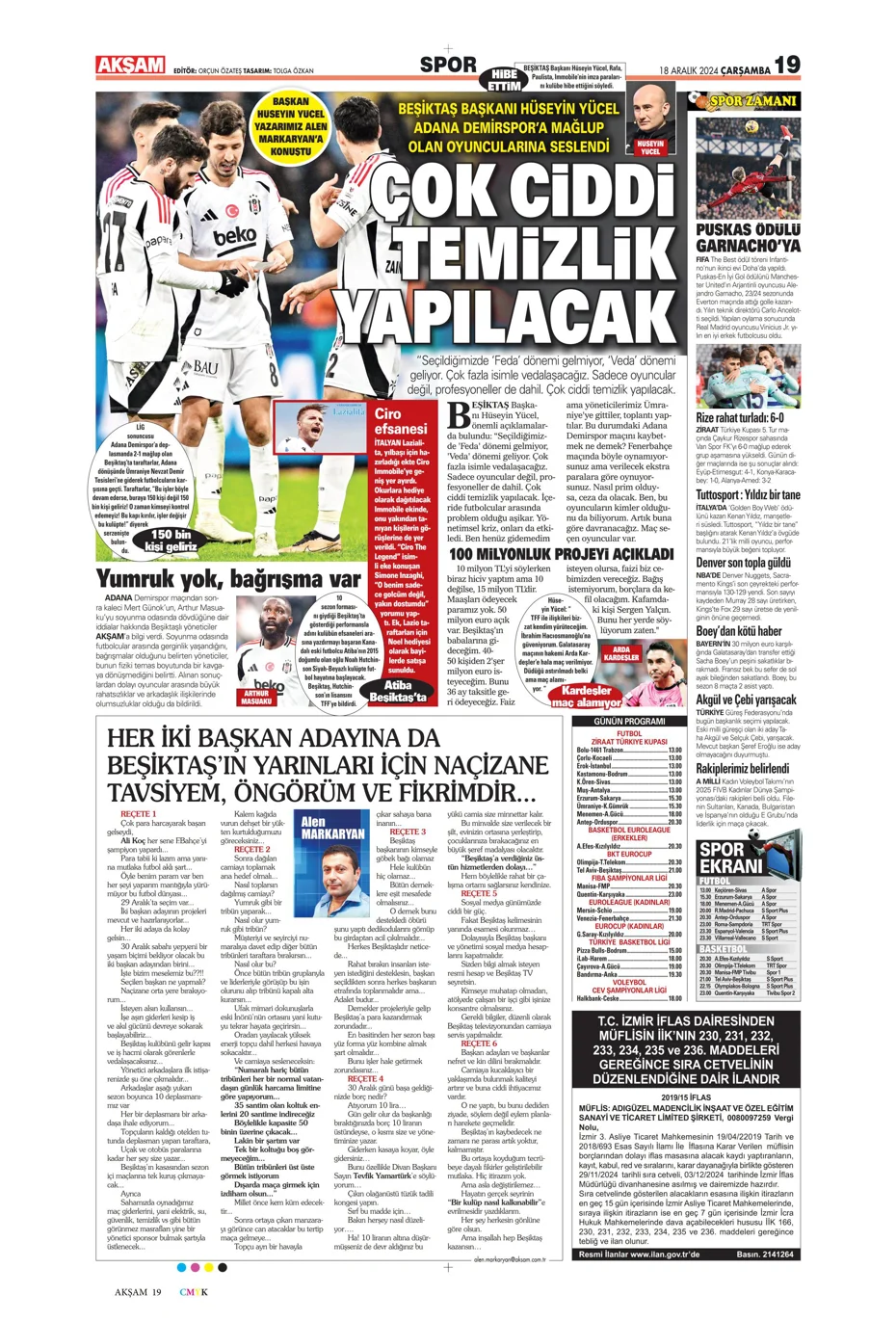 "Aslan Dybala'yı getiriyor" | Sporun manşetleri - 1