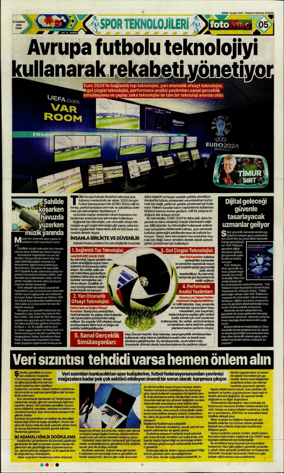 "Bir yıl daha G.Saray'dayım" | Sporun manşetleri (21 Haziran 2024) - 15 "Bir yıl daha G.Saray'dayım" | Sporun manşetleri (21 Haziran 2024) - 15