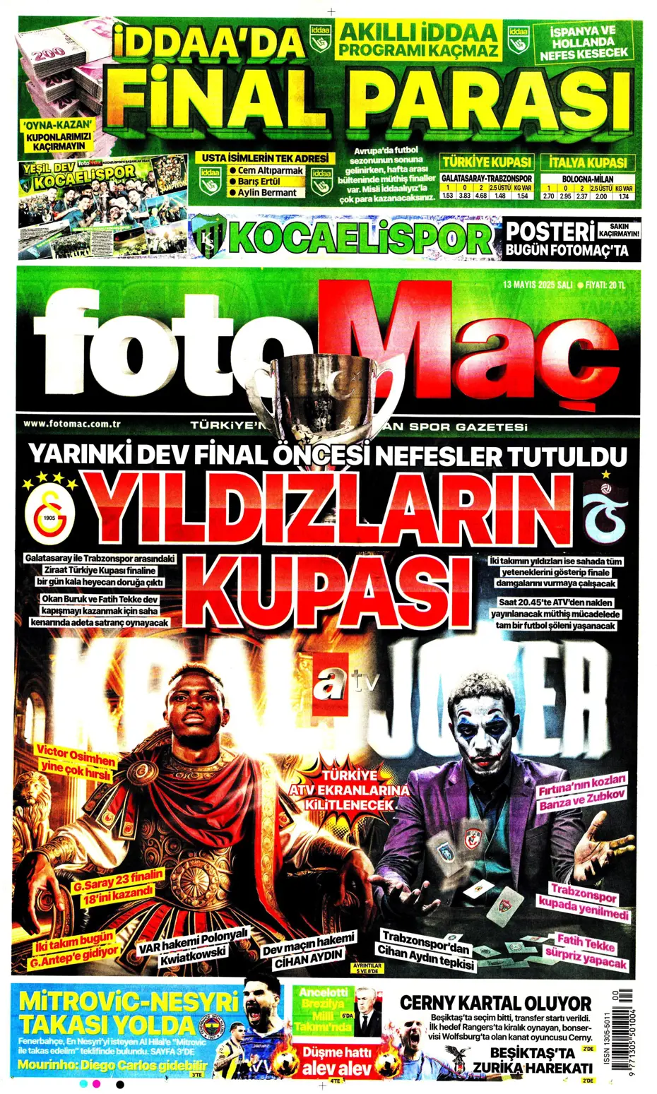 "Galatasaray, Osimhen için Napoli ile anlaştı" | Sporun manşetleri - 7