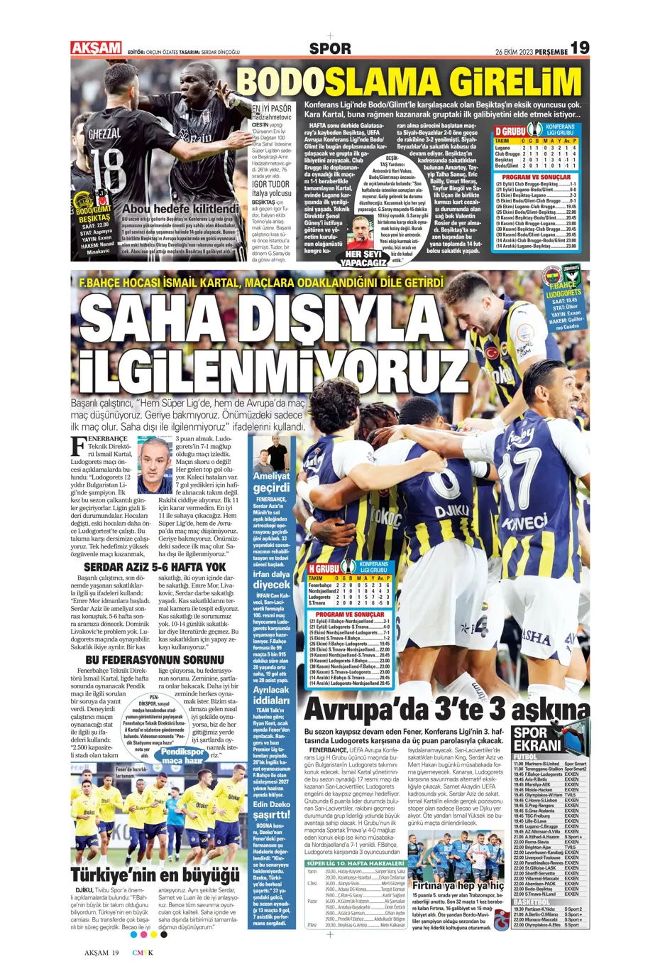 "Okan hoca haklıymış!" | Sporun manşetleri (26 Ekim 2023) - 2 "Okan hoca haklıymış!" | Sporun manşetleri (26 Ekim 2023) - 2