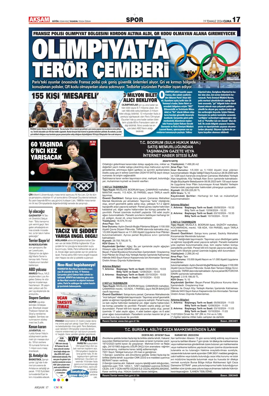 "Doue'nin vizesi Drogba'dan" | Sporun manşetleri (19 Temmuz 2024) - 5