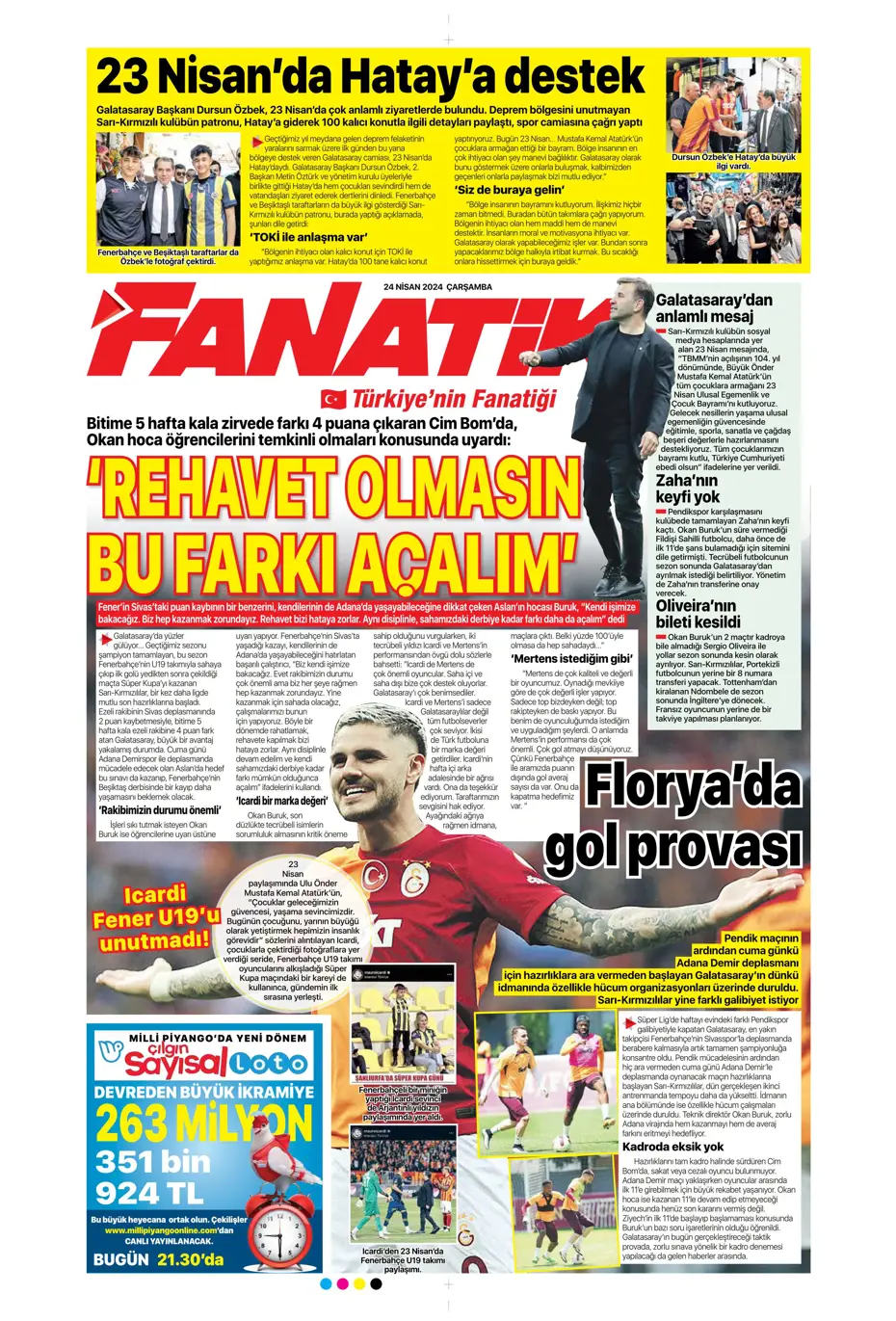 "Yeni Sacha Boey İtalya'dan" | Sporun manşetleri - 9