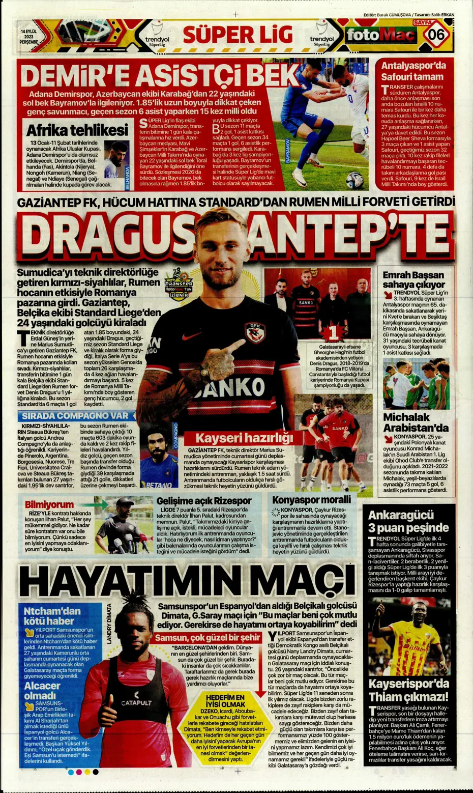 "Andre Gomes'te geri sayım" | Sporun Manşetleri - 13