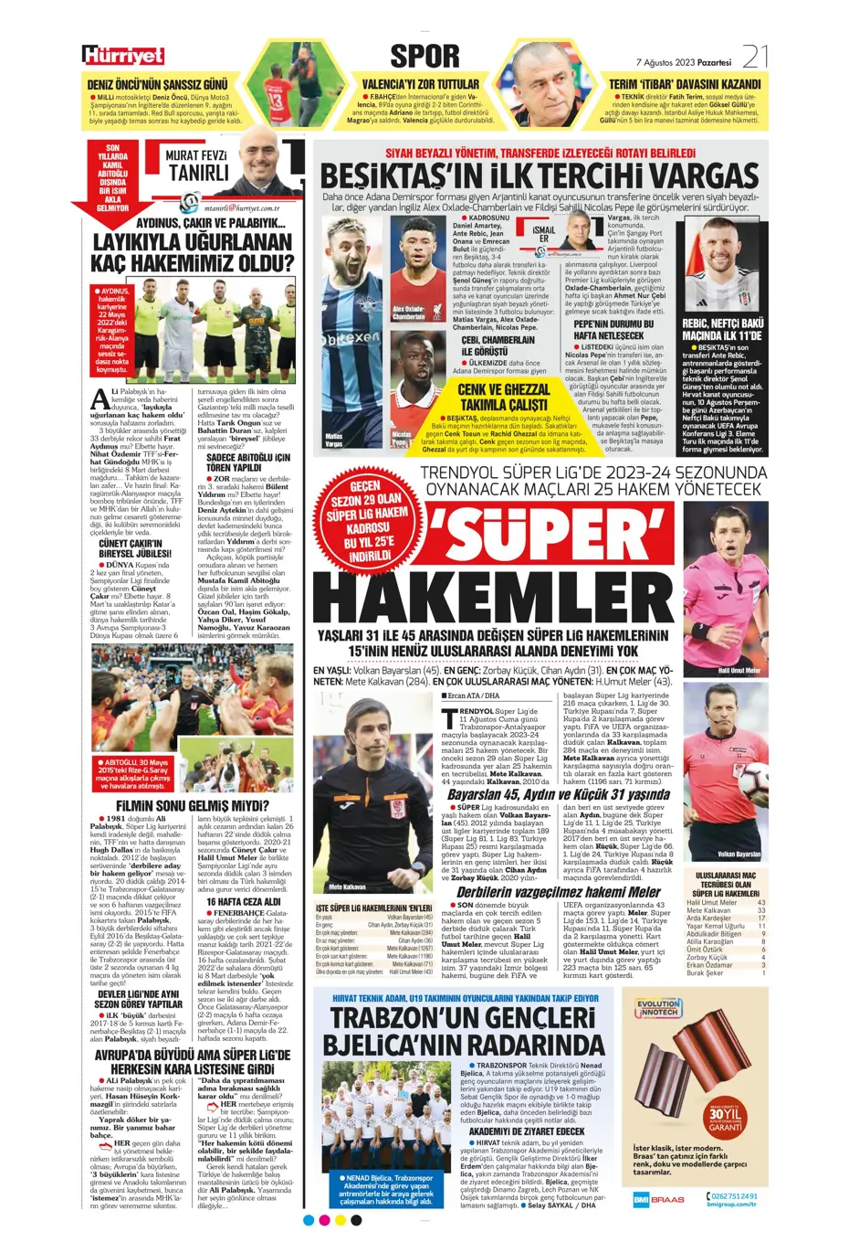 "Zaniolo gidiyor, Talisca geliyor" | Sporun manşetleri (7 Ağustos 2023) - 20 "Zaniolo gidiyor, Talisca geliyor" | Sporun manşetleri (7 Ağustos 2023) - 20