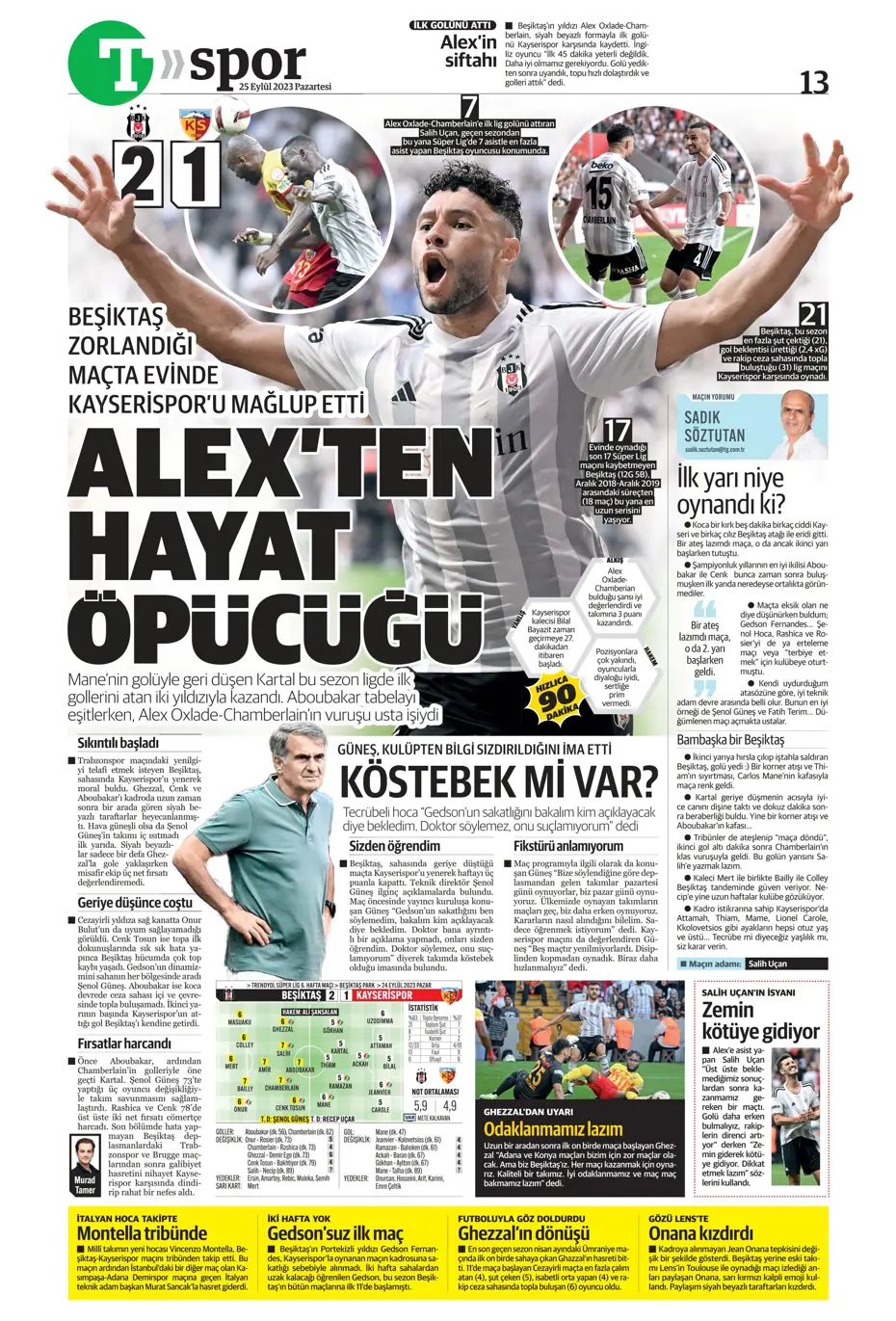 "Hesaplar Kahveci'den" | Sporun manşetleri (25 Eylül 2023) - 46