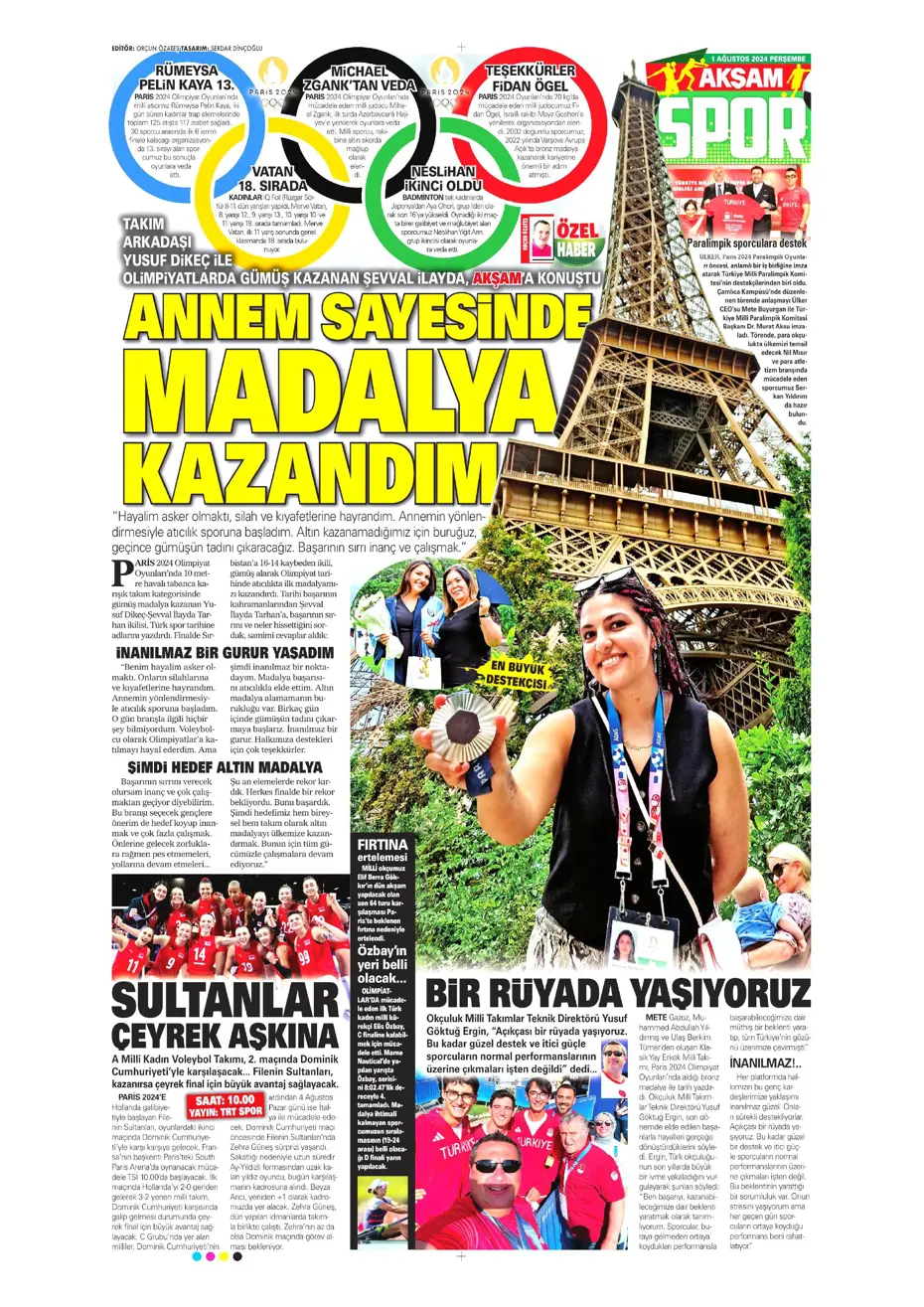 "McTominay Aslan oluyor" | Sporun manşetleri (1 Ağustos 2024) - 2 "McTominay Aslan oluyor" | Sporun manşetleri (1 Ağustos 2024) - 2