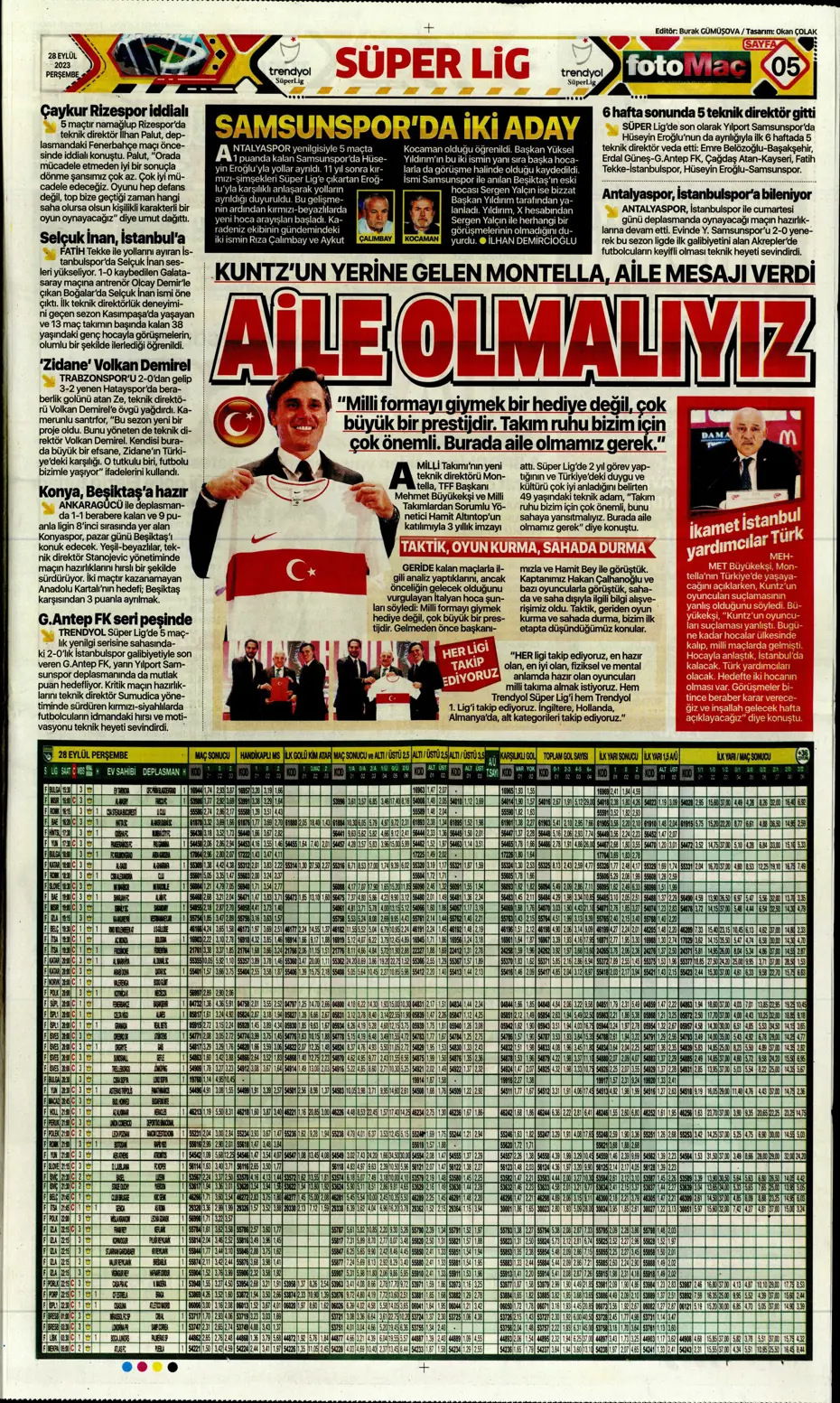 "Tarihi eser" | Sporun manşetleri (28 Eylül 2023) - 16